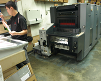 Mitsubishi 4-color printing machine